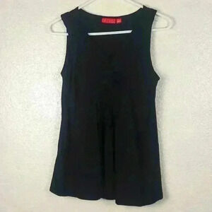 ELLE Women's Black V-Neck Shirt